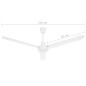 vidaXL Deckenventilator 142 cm Weiß vidaXL Deckenventilator 142 cm Weiß