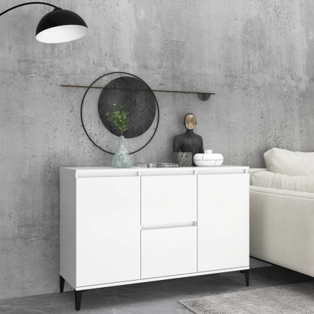 vidaXL Sideboard Weiß 104x35x70 cm Holzwerkstoff