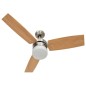 vidaXL Deckenventilator mit Licht und Fernbedienung 108 cm Hellbraun vidaXL Deckenventilator mit Licht und Fernbedienung 108 cm Hellbraun