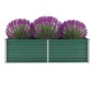 vidaXL Garten-Hochbeet Verzinkter Stahl 160x40x45 cm Grün vidaXL Garten-Hochbeet Verzinkter Stahl 160x40x45 cm Grün