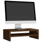 vidaXL Monitorständer Braun Eichen-Optik 42x24x13 cm Holzwerkstoff vidaXL Monitorständer Braun Eichen-Optik 42x24x13 cm Holzwerkstoff