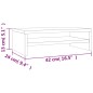 vidaXL Monitorständer Braun Eichen-Optik 42x24x13 cm Holzwerkstoff vidaXL Monitorständer Braun Eichen-Optik 42x24x13 cm Holzwerkstoff
