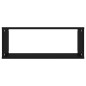 vidaXL Würfelregale 4 Stk. Schwarz 60x15x23 cm Holzwerkstoff vidaXL Würfelregale 4 Stk. Schwarz 60x15x23 cm Holzwerkstoff