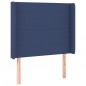 vidaXL LED Kopfteil Blau 103x16x118/128 cm Stoff vidaXL LED Kopfteil Blau 103x16x118/128 cm Stoff