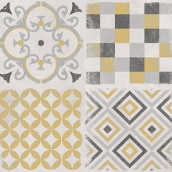 Grosfillex Wandfliesen Accent 9 Stk. 15,4x120 cm Andaluz Gelb