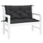 vidaXL Gartenbank-Auflagen 2 Stk. Schwarz 100x50x7 cm Oxford-Gewebe vidaXL Gartenbank-Auflagen 2 Stk. Schwarz 100x50x7 cm Oxford-Gewebe
