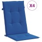 vidaXL Gartenstühle mit Kissen 4 Stk. Massivholz Teak vidaXL Gartenstühle mit Kissen 4 Stk. Massivholz Teak