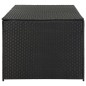 vidaXL Gartenbox Poly Rattan 180x90x70 cm Schwarz vidaXL Gartenbox Poly Rattan 180x90x70 cm Schwarz
