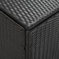 vidaXL Gartenbox Poly Rattan 180x90x70 cm Schwarz vidaXL Gartenbox Poly Rattan 180x90x70 cm Schwarz