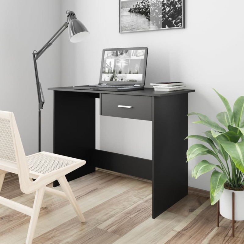 vidaXL Schreibtisch Schwarz 100×50×76 cm Holzwerkstoff vidaXL Schreibtisch Schwarz 100×50×76 cm Holzwerkstoff