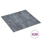 vidaXL PVC-Fliesen Selbstklebend 20 Stk. 1,86 m² Grau Marmor-Optik vidaXL PVC-Fliesen Selbstklebend 20 Stk. 1,86 m² Grau Marmor-Optik