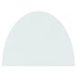 vidaXL Funkenschutzplatte Glas Halbrund 800x600 mm vidaXL Funkenschutzplatte Glas Halbrund 800x600 mm