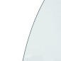 vidaXL Funkenschutzplatte Glas Halbrund 800x600 mm vidaXL Funkenschutzplatte Glas Halbrund 800x600 mm