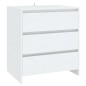 vidaXL Sideboard Weiß 70x41x75 cm Holzwerkstoff vidaXL Sideboard Weiß 70x41x75 cm Holzwerkstoff