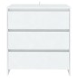 vidaXL Sideboard Weiß 70x41x75 cm Holzwerkstoff vidaXL Sideboard Weiß 70x41x75 cm Holzwerkstoff