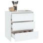 vidaXL Sideboard Weiß 70x41x75 cm Holzwerkstoff vidaXL Sideboard Weiß 70x41x75 cm Holzwerkstoff