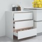 vidaXL Sideboard Weiß 70x41x75 cm Holzwerkstoff vidaXL Sideboard Weiß 70x41x75 cm Holzwerkstoff