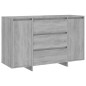 vidaXL Sideboard mit 3 Schubladen Grau Sonoma 120x41x75 cm vidaXL Sideboard mit 3 Schubladen Grau Sonoma 120x41x75 cm