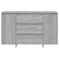 vidaXL Sideboard mit 3 Schubladen Grau Sonoma 120x41x75 cm vidaXL Sideboard mit 3 Schubladen Grau Sonoma 120x41x75 cm