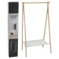 Storage Solutions Kleiderständer mit 1 Ablage Kiefernholz Storage Solutions Kleiderständer mit 1 Ablage Kiefernholz