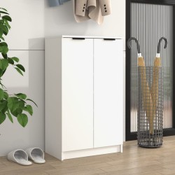 vidaXL Schuhschrank Weiß 59x35x100 cm Holzwerkstoff