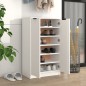 vidaXL Schuhschrank Weiß 59x35x100 cm Holzwerkstoff vidaXL Schuhschrank Weiß 59x35x100 cm Holzwerkstoff