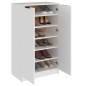 vidaXL Schuhschrank Weiß 59x35x100 cm Holzwerkstoff vidaXL Schuhschrank Weiß 59x35x100 cm Holzwerkstoff