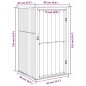 vidaXL Gerätehaus Anthrazit 88x89x161 cm Verzinkter Stahl vidaXL Gerätehaus Anthrazit 88x89x161 cm Verzinkter Stahl