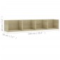 vidaXL CD-Wandregal Sonoma-Eiche 100x18x18 cm Holzwerkstoff vidaXL CD-Wandregal Sonoma-Eiche 100x18x18 cm Holzwerkstoff