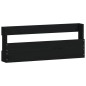 vidaXL Wand-Schuhregale 2 Stk. Schwarz 59x9x23 cm Massivholz Kiefer vidaXL Wand-Schuhregale 2 Stk. Schwarz 59x9x23 cm Massivholz Kiefer