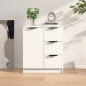 vidaXL Sideboard Weiß 60x30x70 cm Holzwerkstoff vidaXL Sideboard Weiß 60x30x70 cm Holzwerkstoff