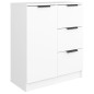 vidaXL Sideboard Weiß 60x30x70 cm Holzwerkstoff vidaXL Sideboard Weiß 60x30x70 cm Holzwerkstoff