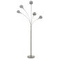 vidaXL Stehlampe 200 cm 5 x E14 Silbern vidaXL Stehlampe 200 cm 5 x E14 Silbern