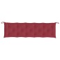 Gartenbank-Auflagen 2 Stk. Weinrot 180x50x7 cm Oxford-Gewebe Gartenbank-Auflagen 2 Stk. Weinrot 180x50x7 cm Oxford-Gewebe