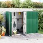vidaXL Gerätehaus Grün 225x89x161 cm Verzinkter Stahl vidaXL Gerätehaus Grün 225x89x161 cm Verzinkter Stahl