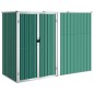 vidaXL Gerätehaus Grün 225x89x161 cm Verzinkter Stahl vidaXL Gerätehaus Grün 225x89x161 cm Verzinkter Stahl