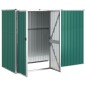 vidaXL Gerätehaus Grün 225x89x161 cm Verzinkter Stahl vidaXL Gerätehaus Grün 225x89x161 cm Verzinkter Stahl