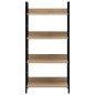 vidaXL Bücherregal 4 Regalböden Eiche 60×27,6×124,5 cm Holzwerkstoff vidaXL Bücherregal 4 Regalböden Eiche 60×27,6×124,5 cm Holzwerkstoff