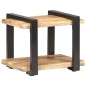 vidaXL Nachttisch 50x40x40 cm Raues Mangoholz vidaXL Nachttisch 50x40x40 cm Raues Mangoholz