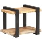 vidaXL Nachttisch 50x40x40 cm Raues Mangoholz vidaXL Nachttisch 50x40x40 cm Raues Mangoholz