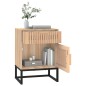 vidaXL Nachttisch 40x30x55,5 cm Holzwerkstoff & Eisen vidaXL Nachttisch 40x30x55,5 cm Holzwerkstoff & Eisen
