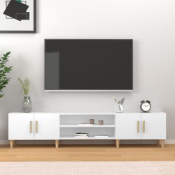vidaXL TV-Schrank Weiß 180x31,5x40 cm Holzwerkstoff