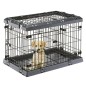 Ferplast Hundekäfig Superior 75 77x51x55 cm Schwarz Ferplast Hundekäfig Superior 75 77x51x55 cm Schwarz