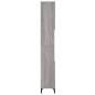 vidaXL Badschrank Grau Sonoma 30x30x190 cm Holzwerkstoff vidaXL Badschrank Grau Sonoma 30x30x190 cm Holzwerkstoff