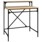 vidaXL Schreibtisch Sonoma-Eiche 80x50x90 cm Holzwerkstoff und Eisen vidaXL Schreibtisch Sonoma-Eiche 80x50x90 cm Holzwerkstoff und Eisen