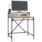 vidaXL Schreibtisch Sonoma-Eiche 80x50x90 cm Holzwerkstoff und Eisen vidaXL Schreibtisch Sonoma-Eiche 80x50x90 cm Holzwerkstoff und Eisen