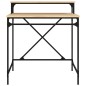vidaXL Schreibtisch Sonoma-Eiche 80x50x90 cm Holzwerkstoff und Eisen vidaXL Schreibtisch Sonoma-Eiche 80x50x90 cm Holzwerkstoff und Eisen