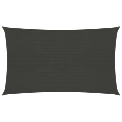 vidaXL Sonnensegel 160 g/m² Anthrazit 3x6 m HDPE