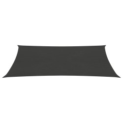 vidaXL Sonnensegel 160 g/m² Anthrazit 3x6 m HDPE