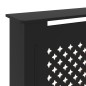 vidaXL MDF Heizkörperverkleidung Schwarz 205 cm vidaXL MDF Heizkörperverkleidung Schwarz 205 cm